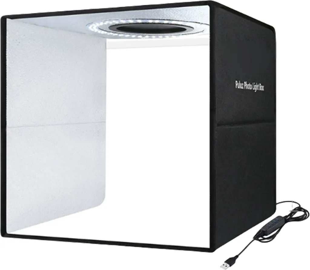 Studio Photo de Table Pliable avec Éclairage LED et Fonds Interchangeables - 3