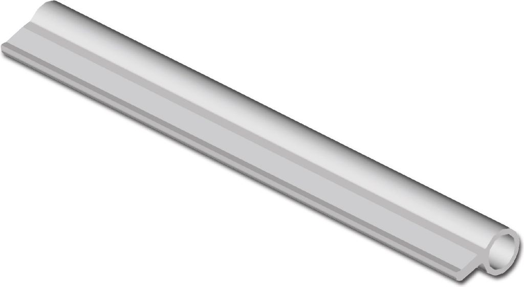 Covison Dichtungsprofil Isostar Rundprofil 4mm, zum Aufkleben mit Silikon, weiß