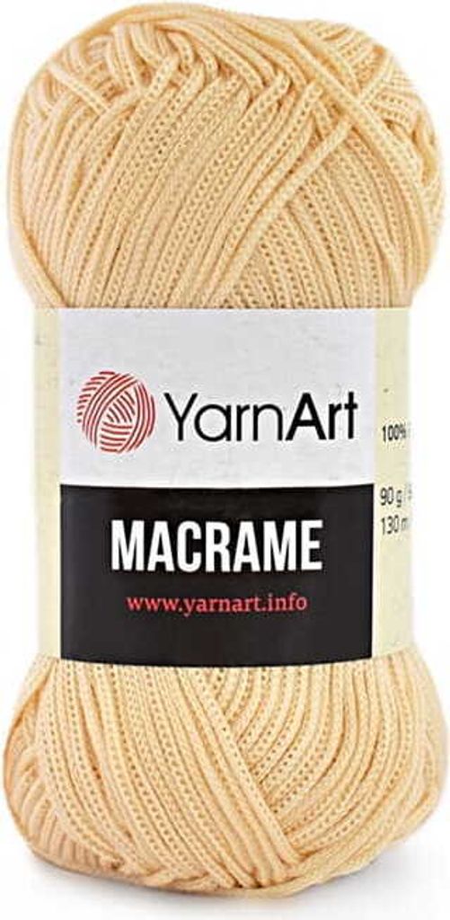 Sznurek poliestrowy YarnArt Macrame 1.5 mm 165 / słomkowy Zdjęcie produktu 