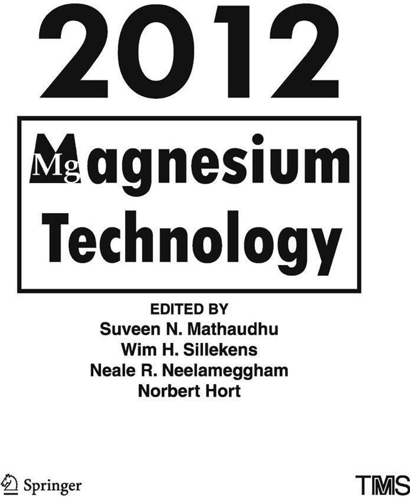 Magnesium Technology 2012