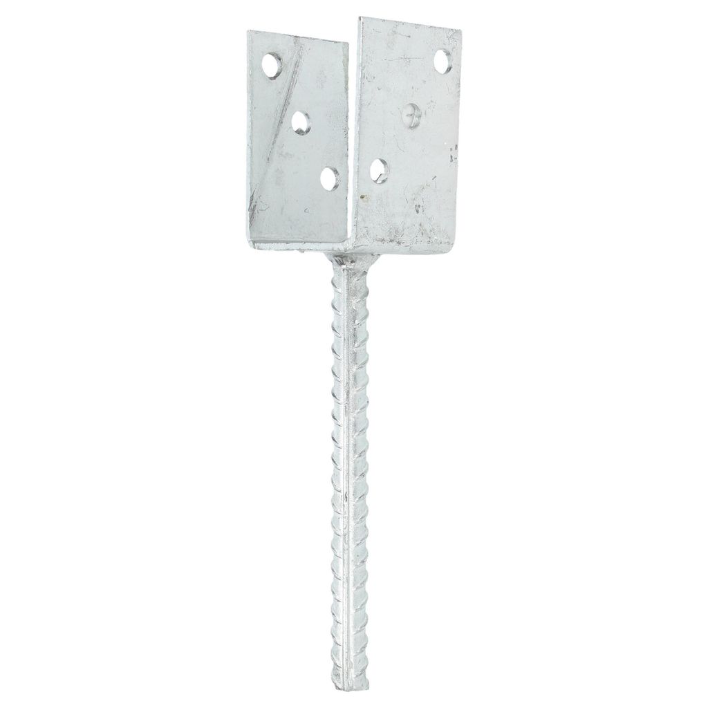DEL U-Pfostenstütze 101/500/4,0 mm, feuerverzinkt - Produktbild 