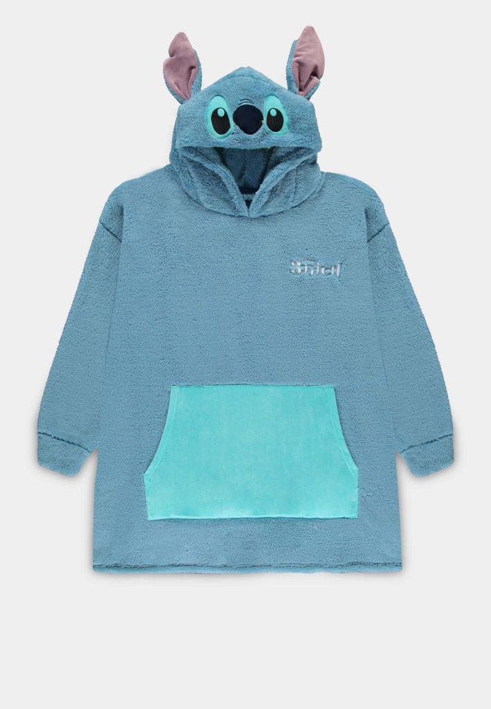 Lilo & Stitch Kapuzenpullover Uni Stitch - Lounge Hoodie blau L-XXL