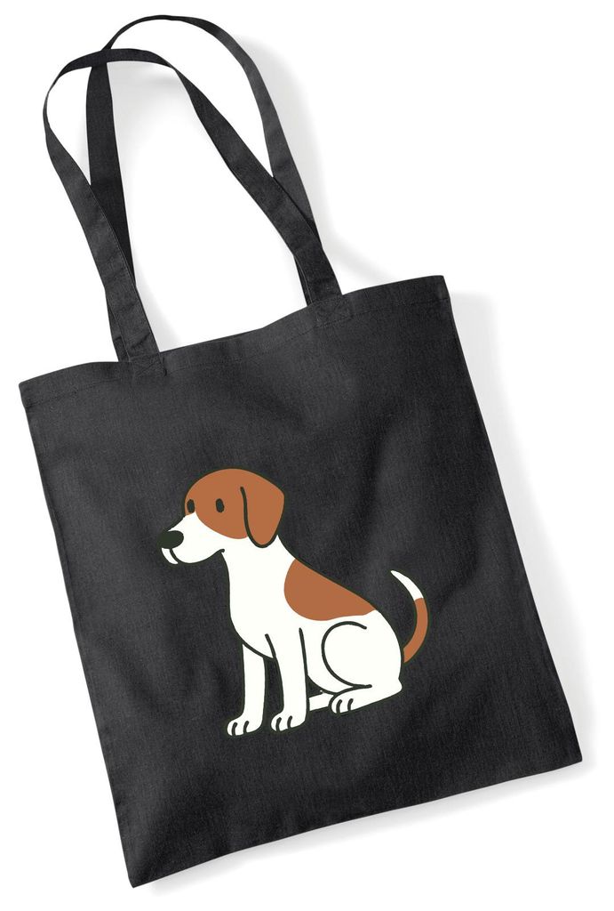 Huuraa Jutebeutel Pointer Comic Pointy 10 Liter Black Baumwolle Tasche Geschenkidee