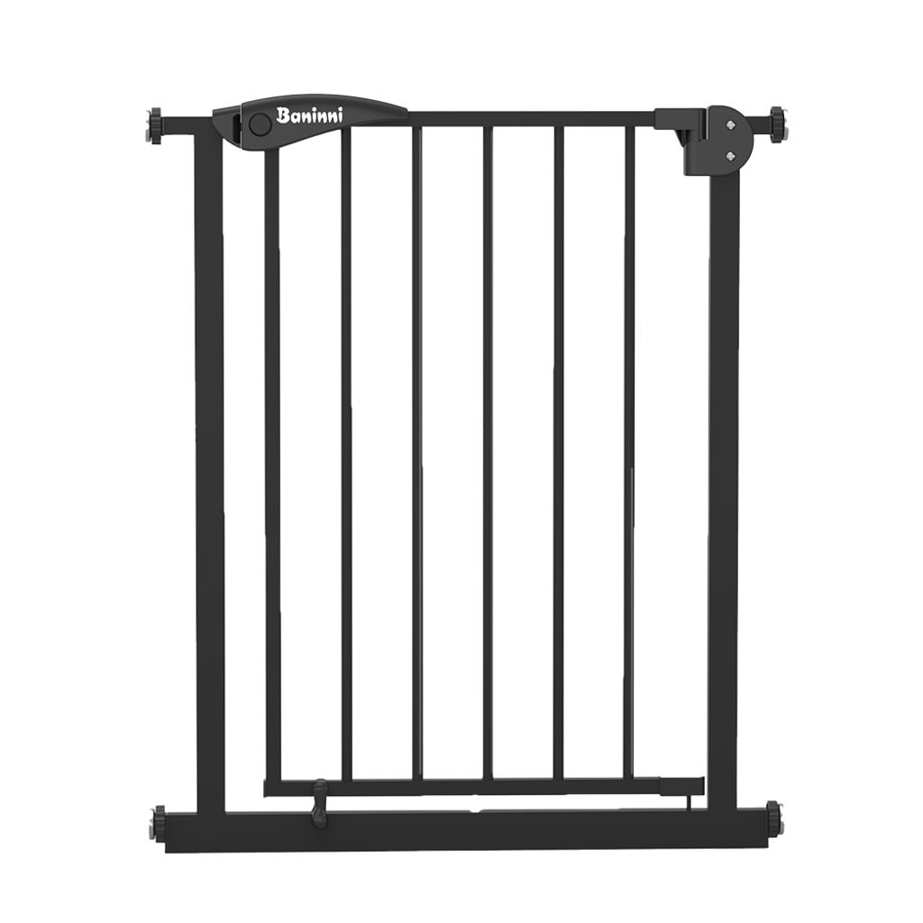 Barrière de sécurité Baninni Fina noire - 67 cm à 75 cm Image du produit 