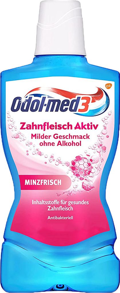 Odol-med3, Minzfrisch, collutorio, 500ml (PRODOTTO DALLA Immagine del prodotto 