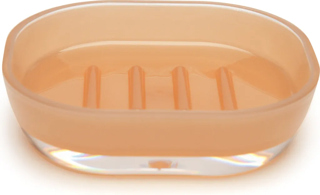 Excelsa portasapone spa in plastica 12,5x3,5x10,5 cm crema