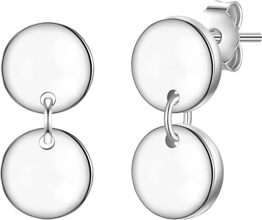 Glanzstücke München Ohrstecker Kreis Sterling Silber 50083433