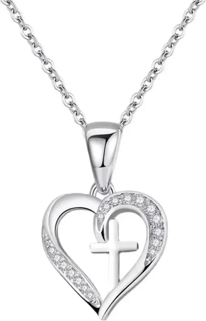 Pendentif Croix en Argent pour Femme - Collier Fin et Chic Style Minimal