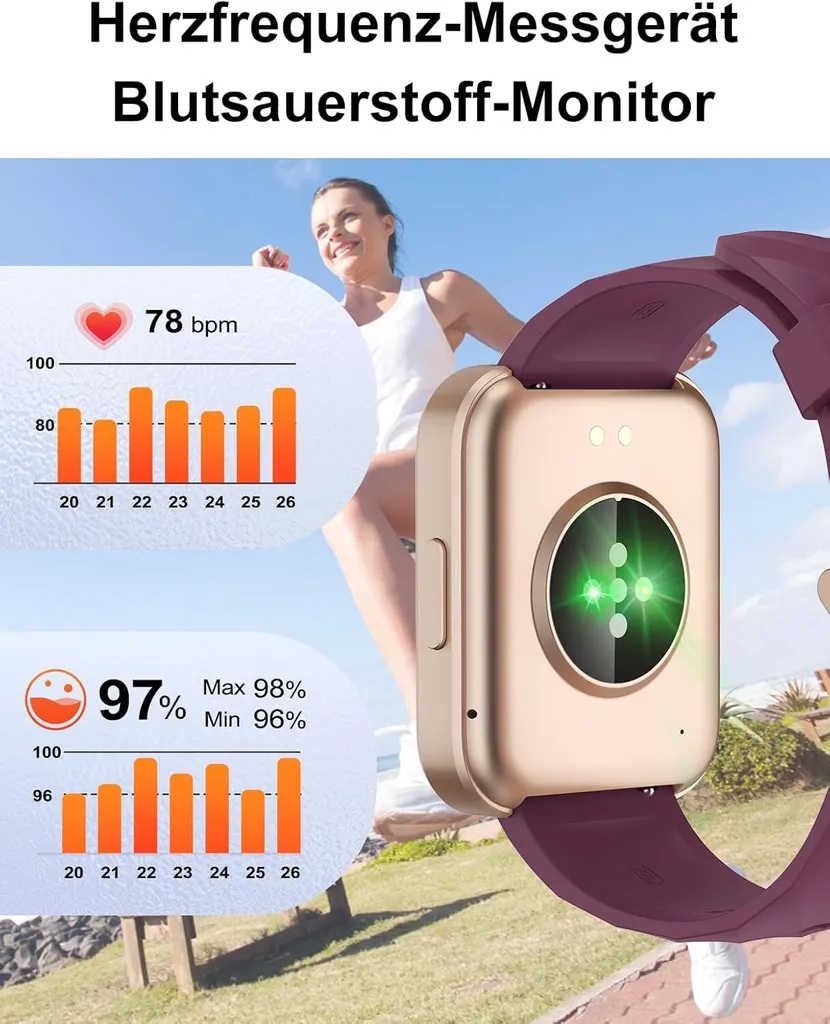 Smartwatch Elegante con Chiamate e Fitness Tracker - Donna e Uomo - 7