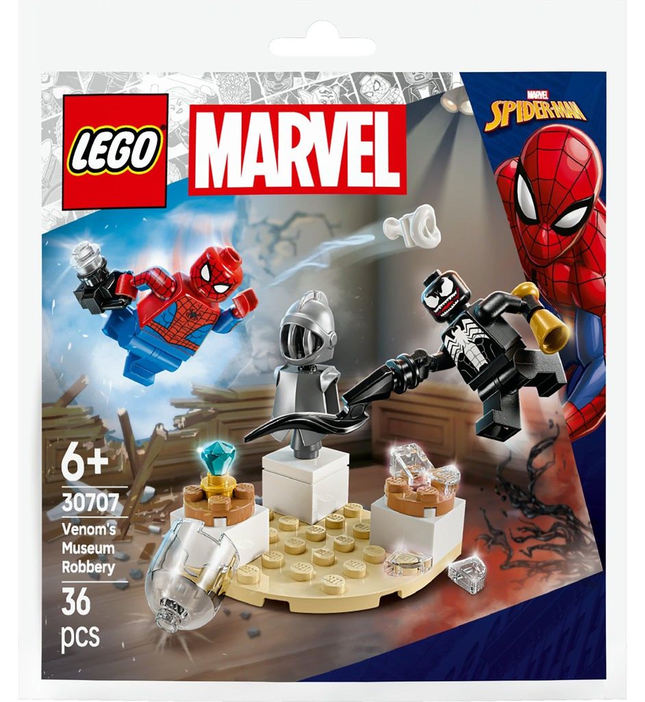 LEGO Marvel Venom Set da Costruzione 30707 Rapina al Museo Immagine del prodotto 