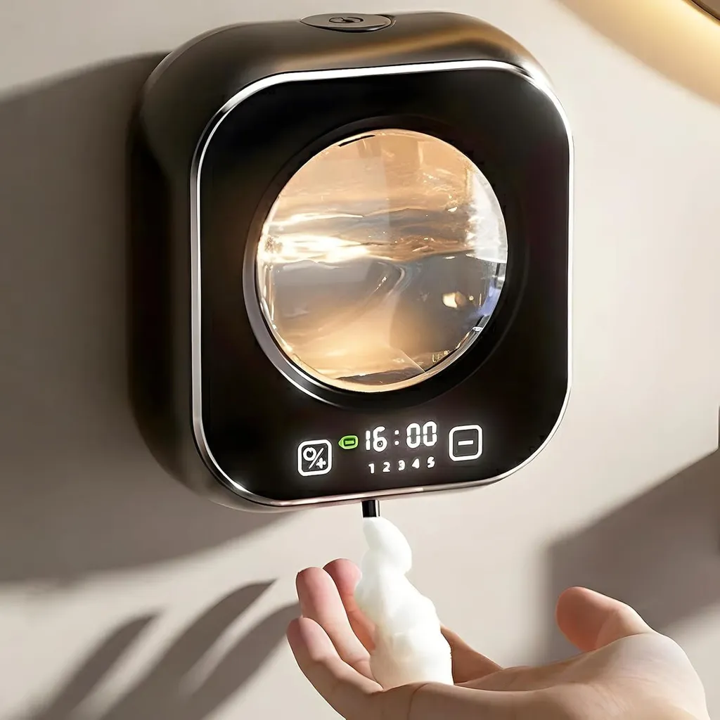 Distributeur électrique de liquide vaisselle mural 320 ml pour cuisine