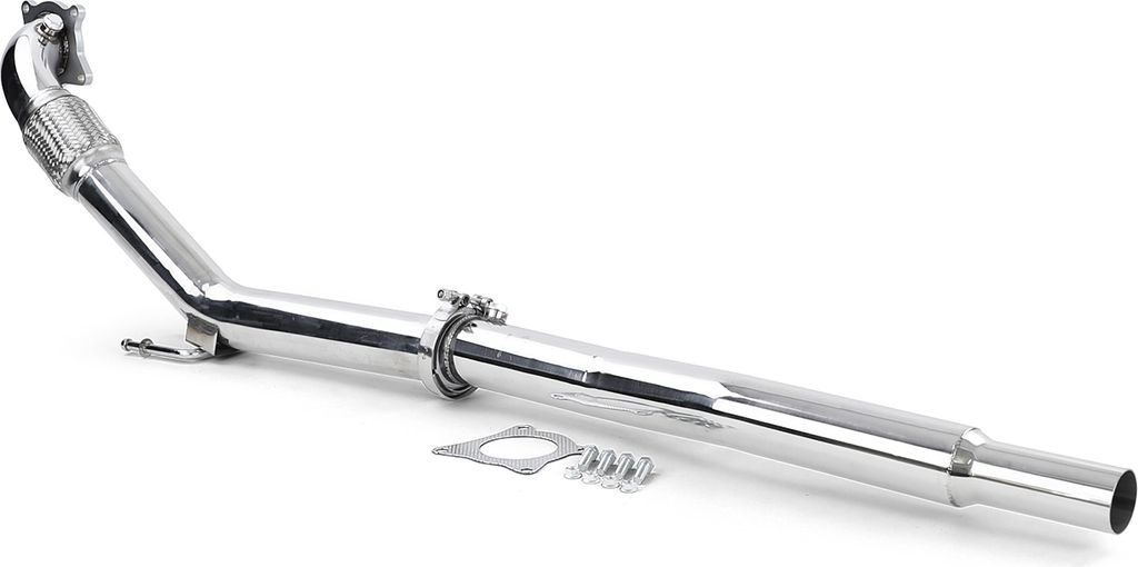 Rennsport Edelstahl Downpipe für Audi A3 TT  VW Golf 5 6 Produktbild 