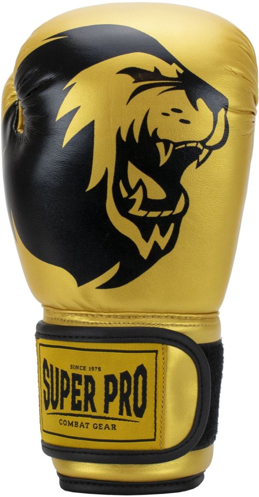 Super Pro Talent Boxhandschuhe Gold/Schwarz - 4 oz.
