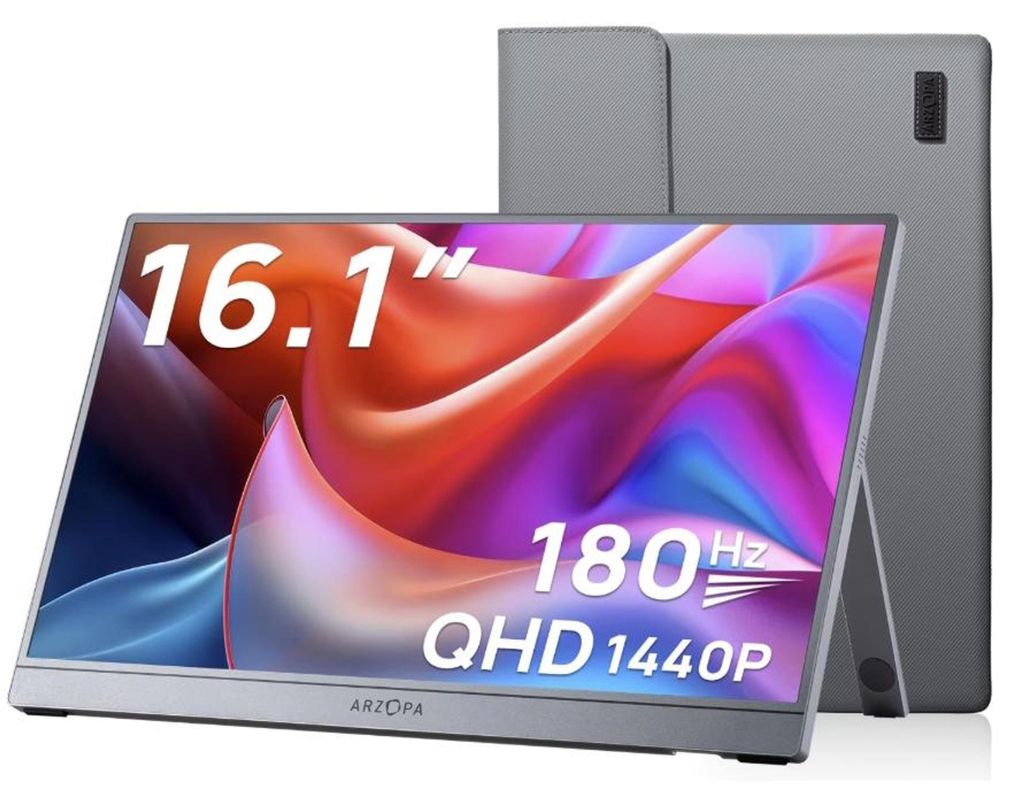 Arzopa Z3FC + SLEEVE, 40,9 cm (16.1"), LCD, 2560 x 1440 Produktbild 