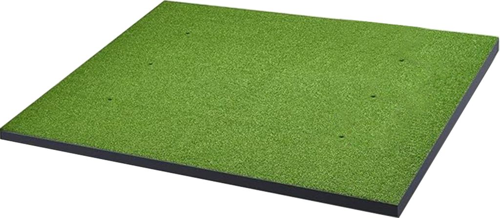 Kunstrasen-Golfmatte, 1,5 x 1,2 m, verdickte Golf-uebungsmatte mit 9 Baellen, Golf-Trainingsmatte fuer den Innen- und Aussenbereich, fuer den Garten