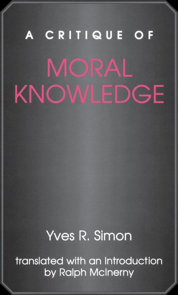 A Critique of Moral Knowledge