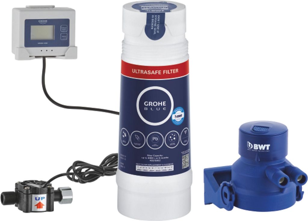 GROHE 40876000 Blue Ultrasafe Filter Starter Set (für GROHE Blue Pure Einzelarmaturen)