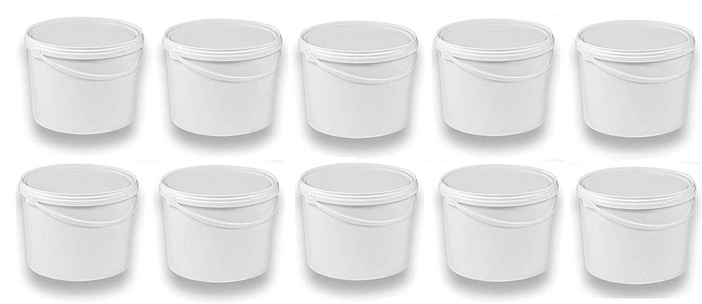 SILPLAST Eimer mit Deckel 10L x 10 Kunststoffeimer 10 Liter Produktbild 