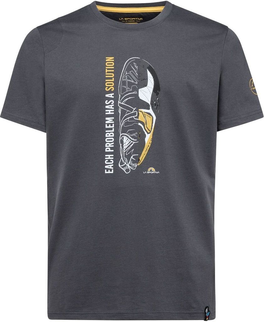 Solution T-Shirt M, Style F32, Farbe 900100 Carbon/Yellow, Größe XXL, La Sportiva