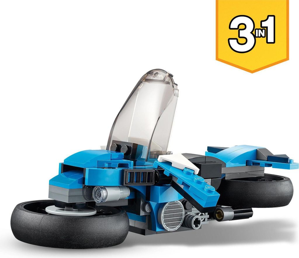 LEGO 31114 Creator 3-In-1 Geländemotorrad aus Bausteinen Produktbild 5
