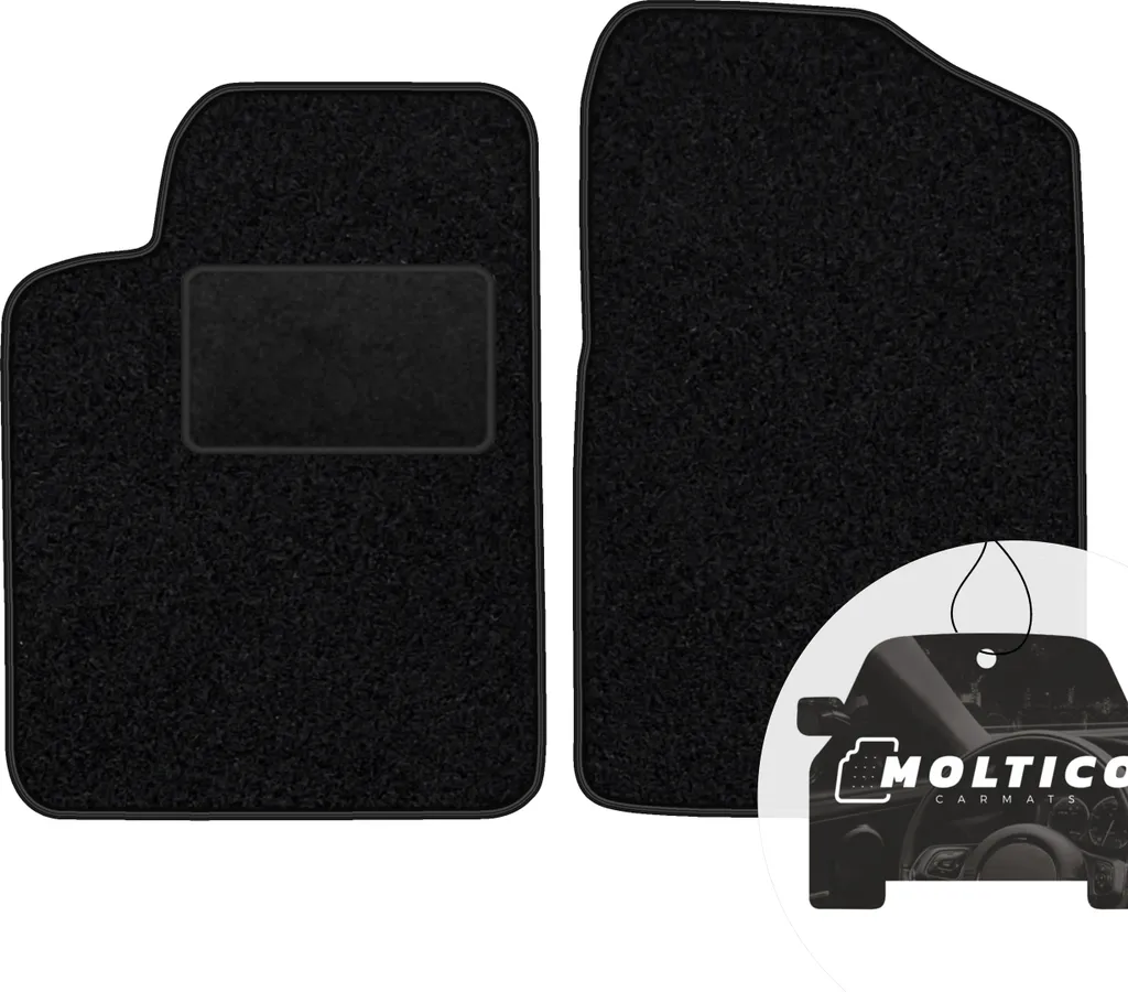 Tappetini Peugeot 405 (1992-1996) in Velluto Nero - Set 2 Pezzi