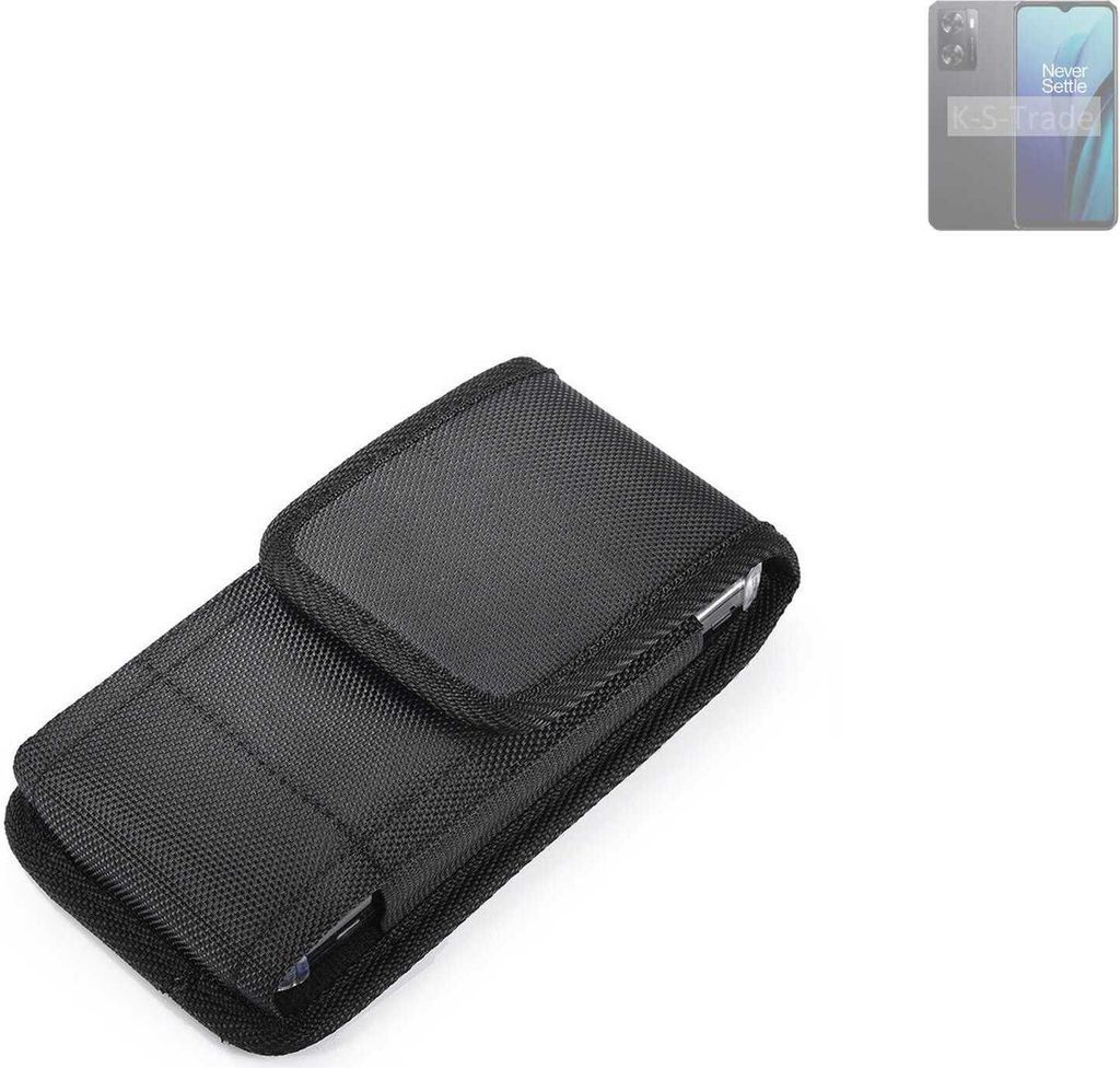 Holster Gürteltasche kompatibel mit OnePlus Nord N20 SE Holster Gürtel Tasche wasserabweisend Handy Hülle Schutz Hülle Outdoor schwarz K-S-Trade