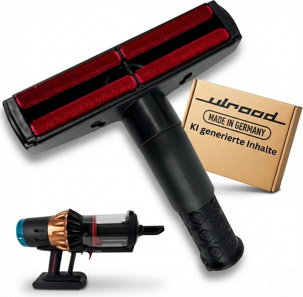 ULROAD Tierhaardüse passend für Dyson V16 PREMIUM POLSTERDÜSE Tierhaar Entferner Piston Submarine