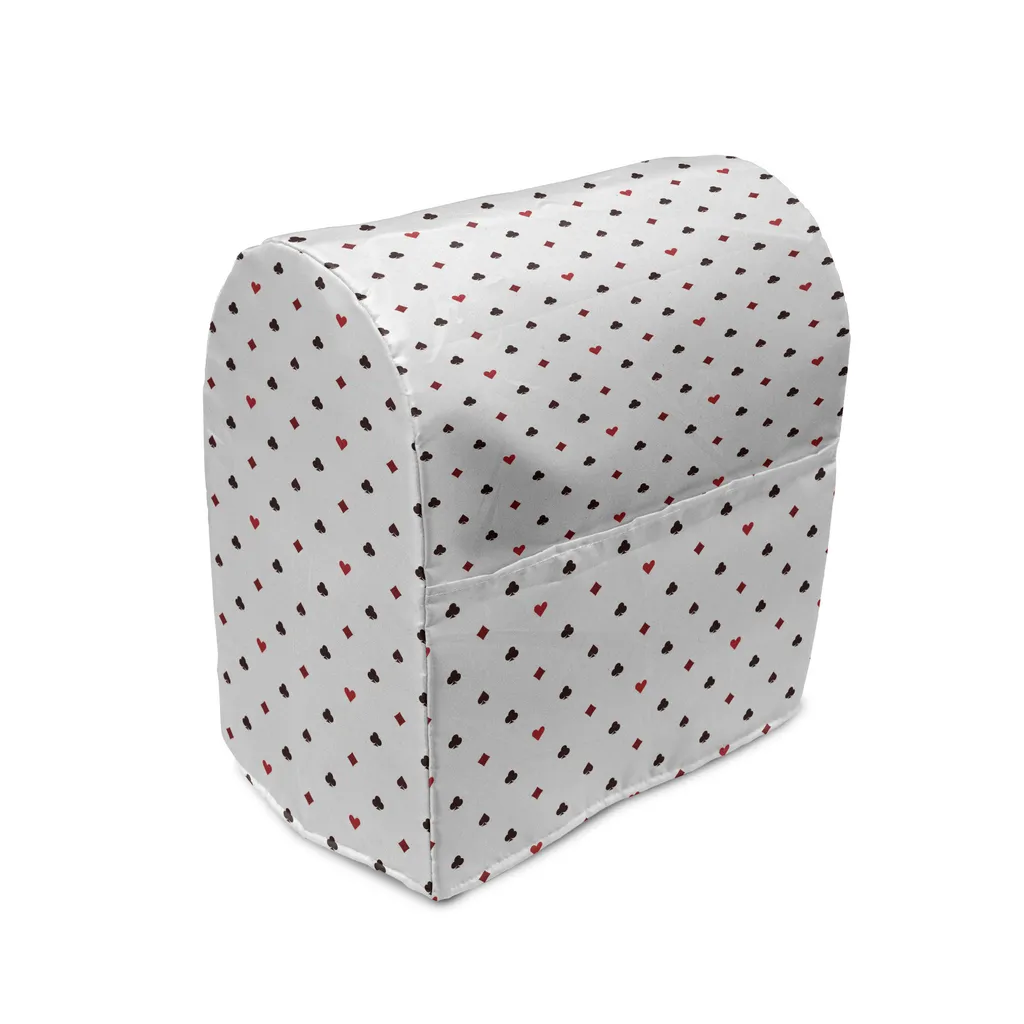 Housse pour mixeur sur socle ABAKUHAUS Club de Jeu Rouge Rubis 36x39x24cm