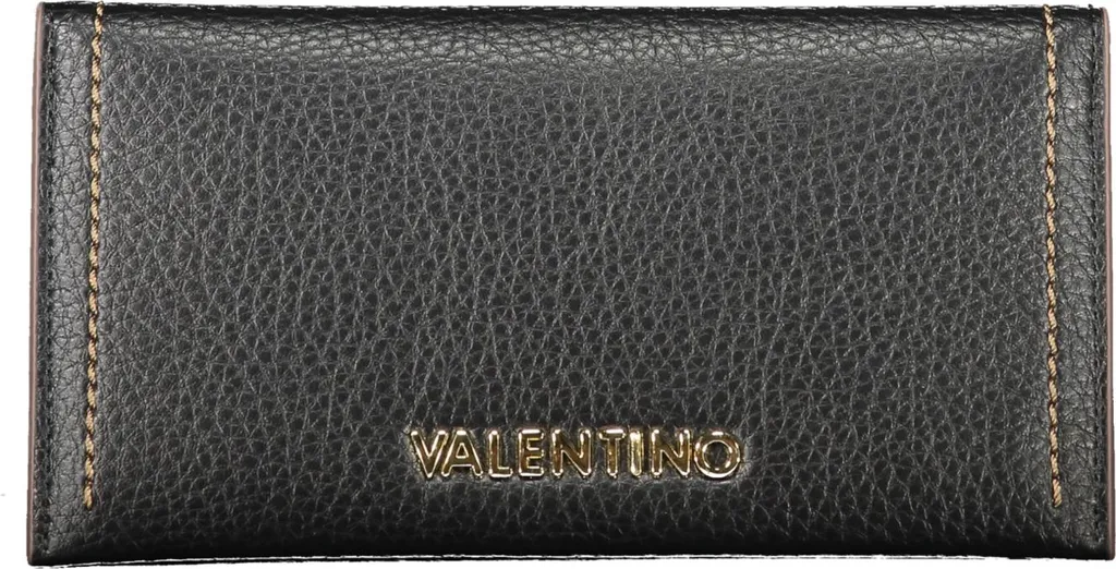 Portafoglio Donna Nero Elegante: Vera Pelle e Portamonete Staccabile