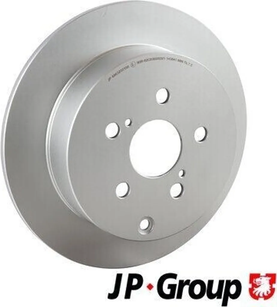 Paire de disques de frein arrière JP GROUP pour Toyota Prius Liftback