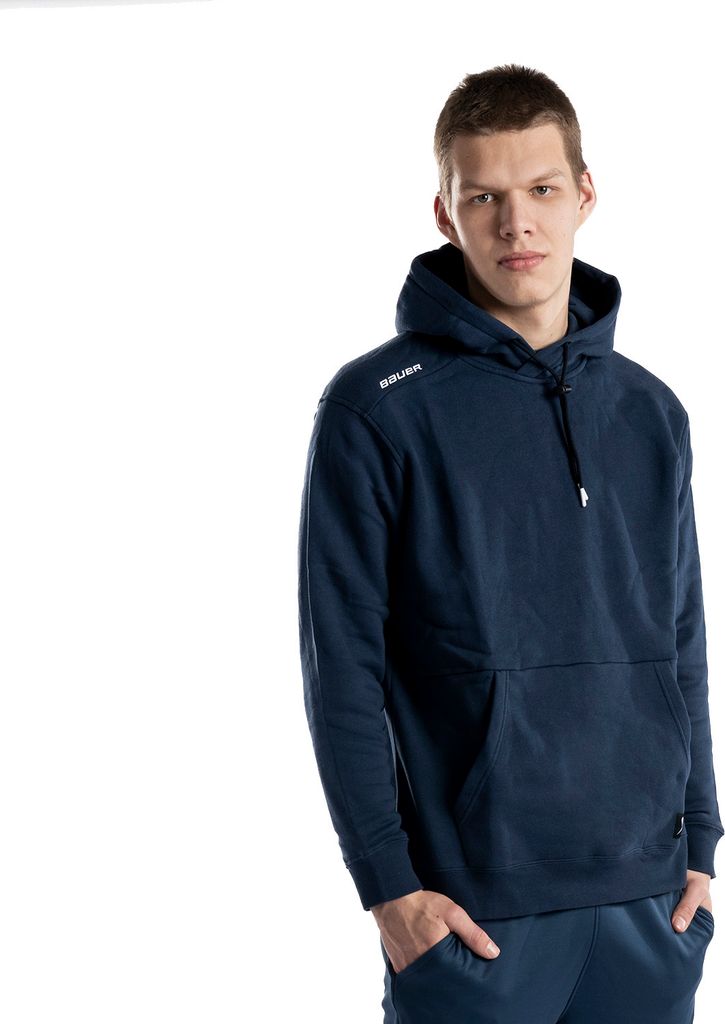 BAUER TEAM HOODIE ULTIMATE - SR.. 23, Größe:L, Farbe:Navy