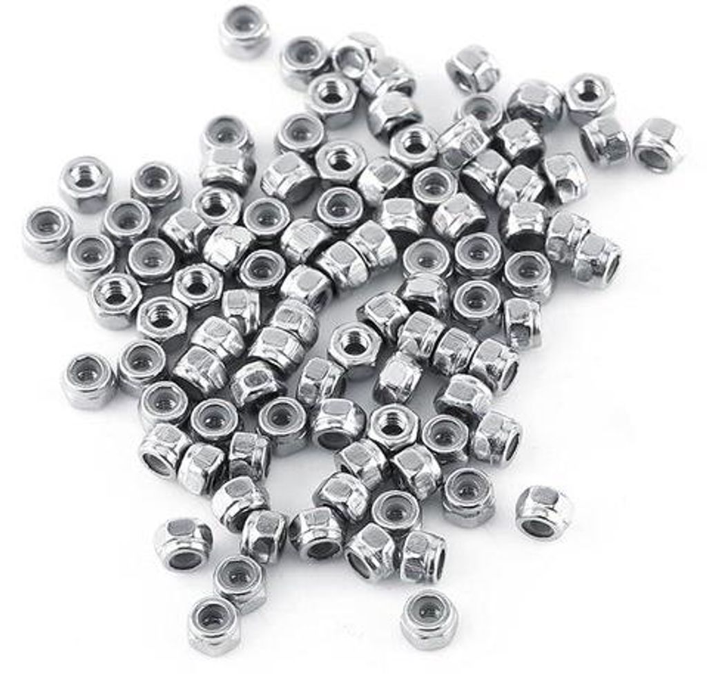 Nylon-Set mit 304 Edelstahl-M2-Schrauben für starke Verbindung - Pack von 50 Stücken