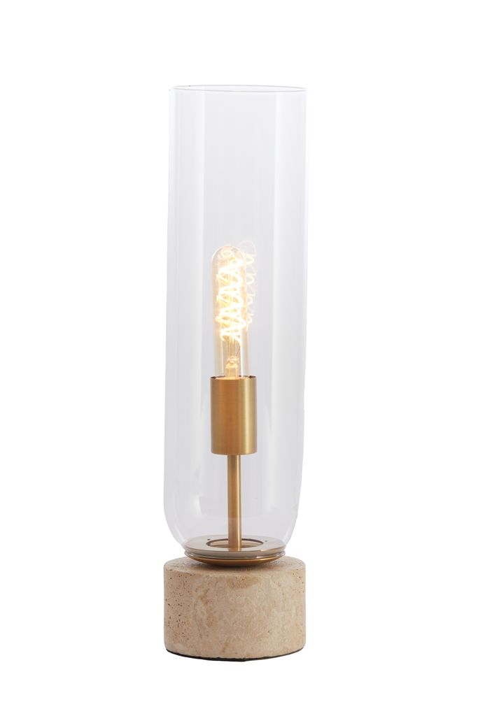 Light & Living - Tischleuchte RYLANO - Ø12x47cm - Klar