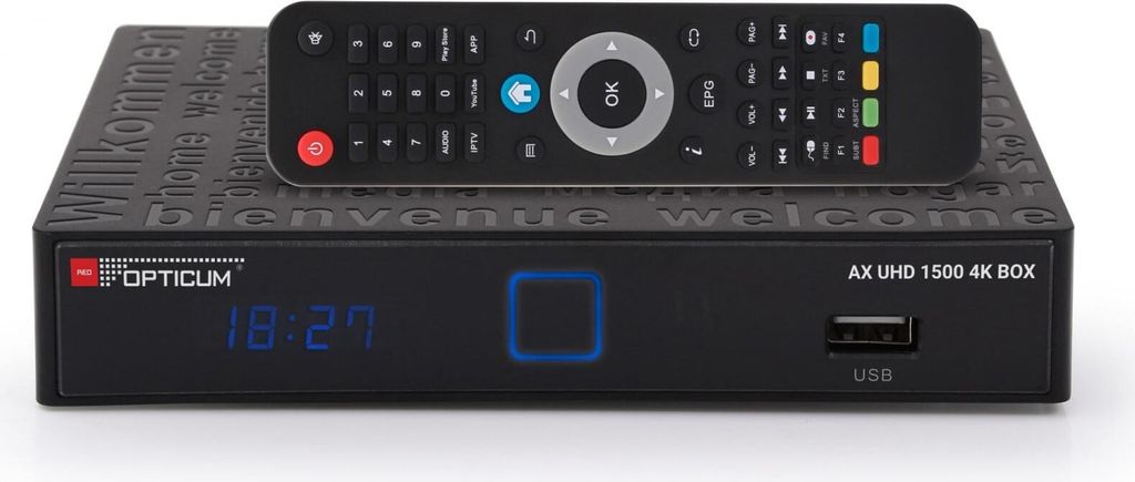Produktbild von Opticum 4K UHD Receiver – Android 6.0, DVB-S2 (PVR-fähig)