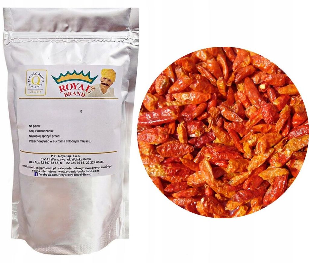 Chili Ganze Schoten Birdeye Peperoncino Piri Piri 500G Produktbild 