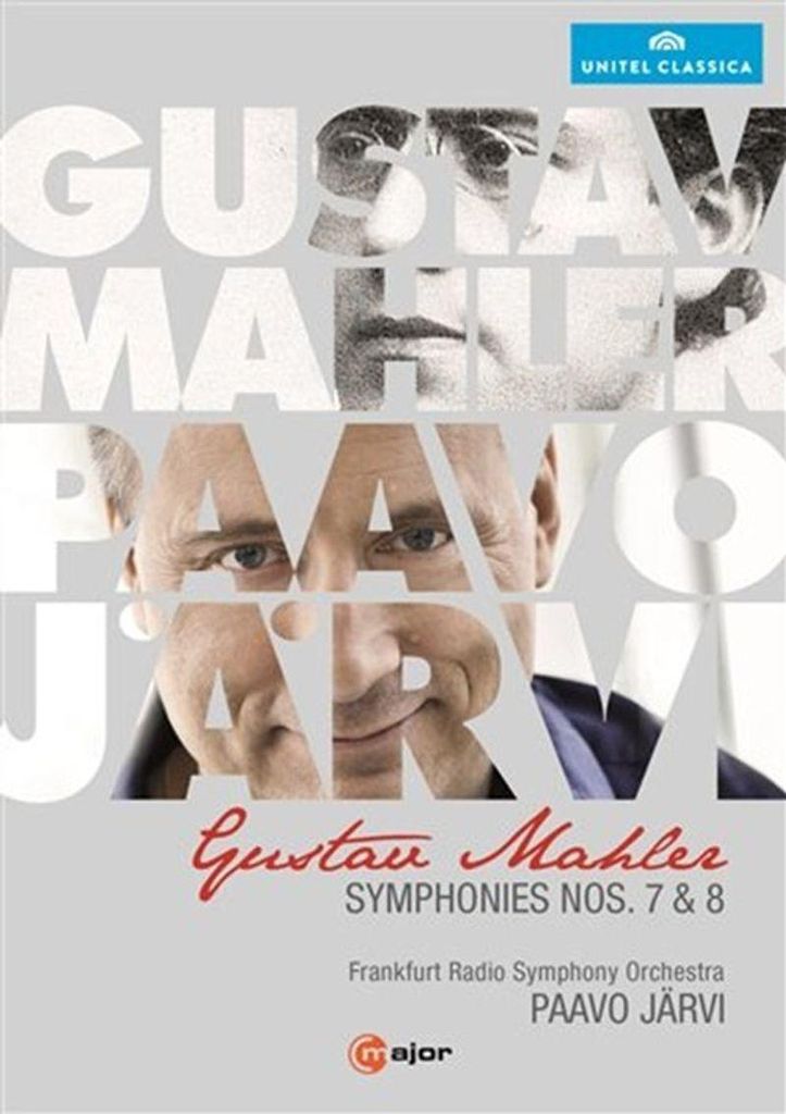 Mahler: Symphonies Nos. 7 and 8 DVD (2015) Paavo Järvi cert E 2 discs