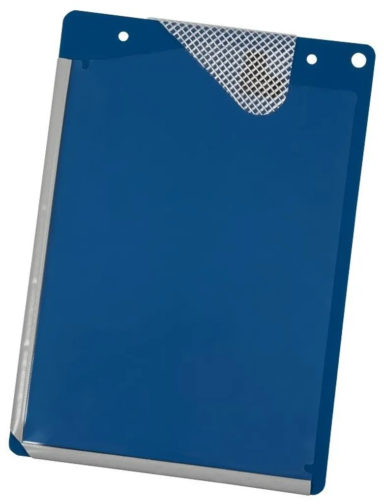 Pochette A4 PVC bleu avec soudure de pliage renforcée EICHNER 9015