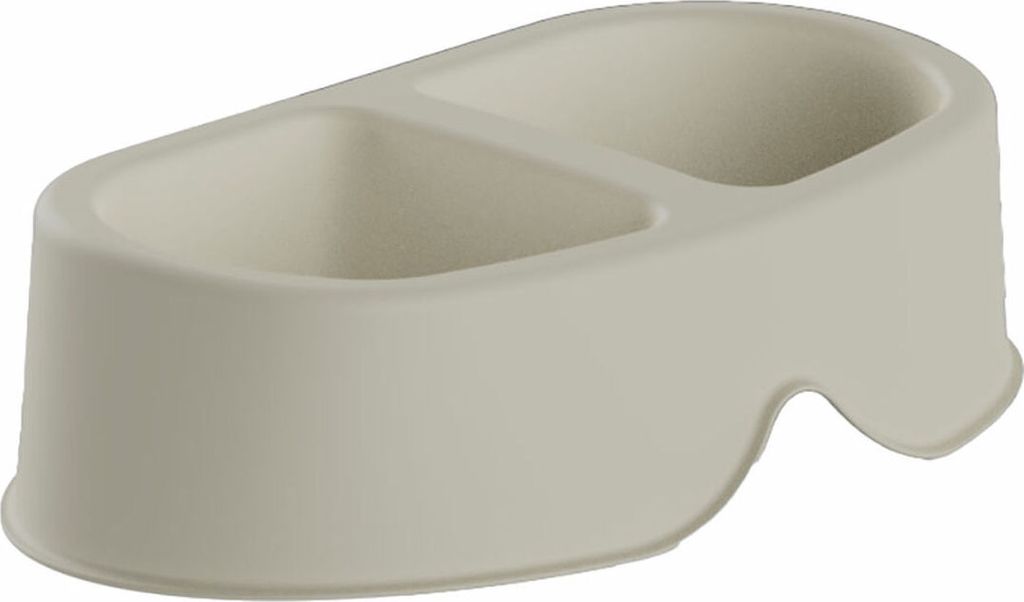 Plastiken Hundefutter 20138 Beige Kunststoff Kunststoff 0,5 L Double