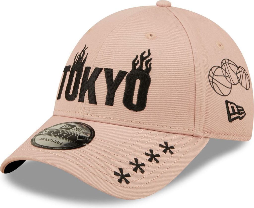 New Era 9Forty Strapback Cap - TOKYO GRAPHIC rosa