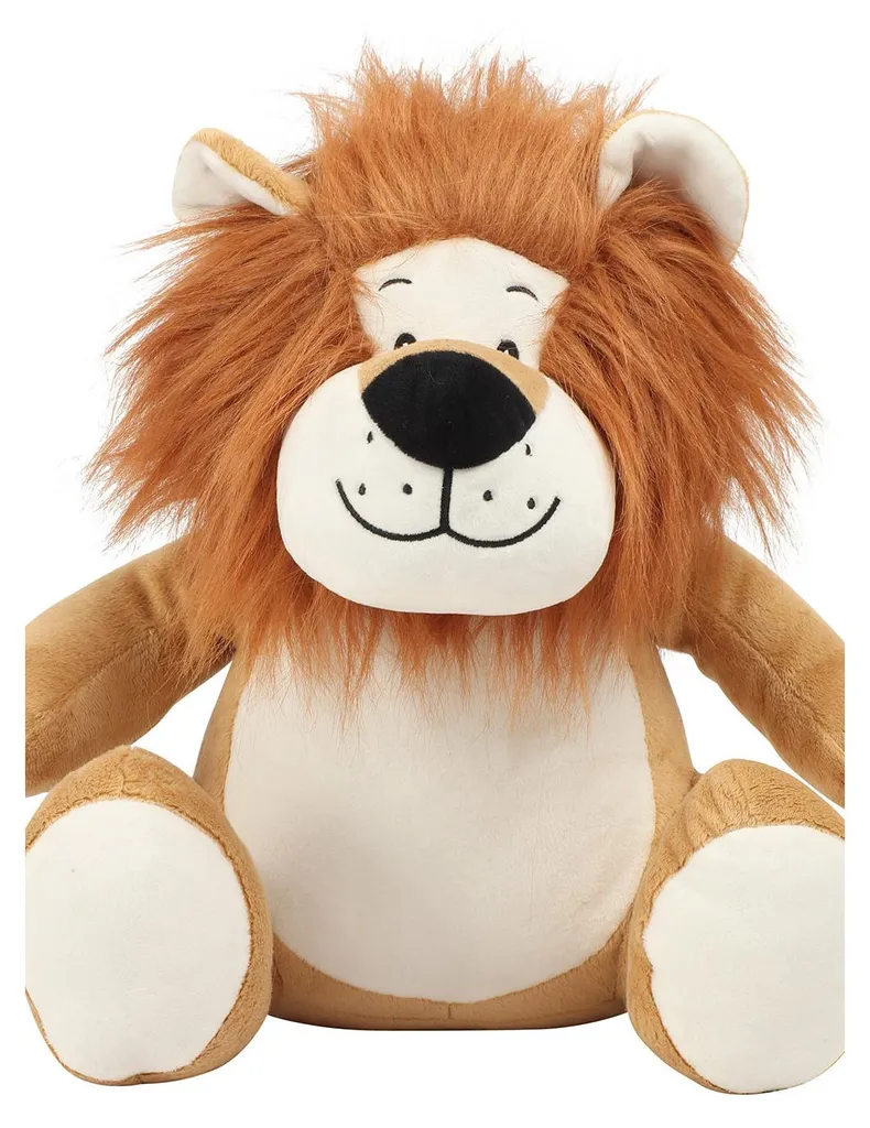 Cadeau de naissance peluche lion Zippie à broder Mumbles LT4022 marron L