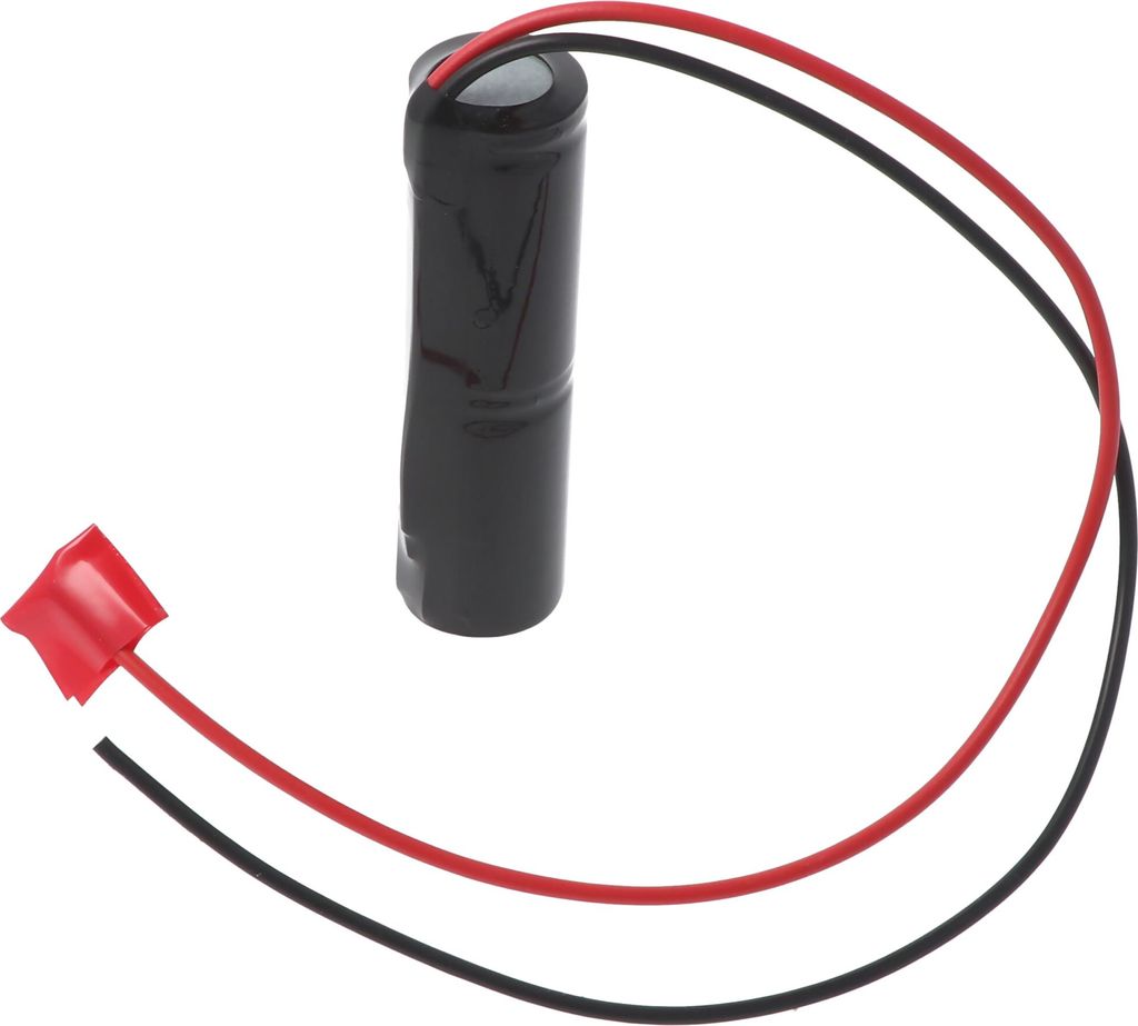 Notleuchtenakku NiCd 2,4V 1800mAh L1x2 Sub-C mit 200mm Kabel einseitig passend für 2,4 V Akku