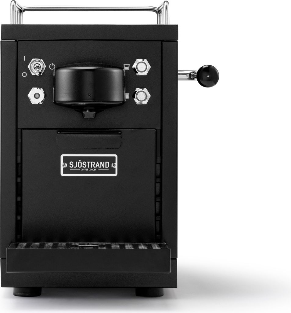 Sjöstrand The Original Kapsel-Kaffeemaschine , Farbe:Schwarz