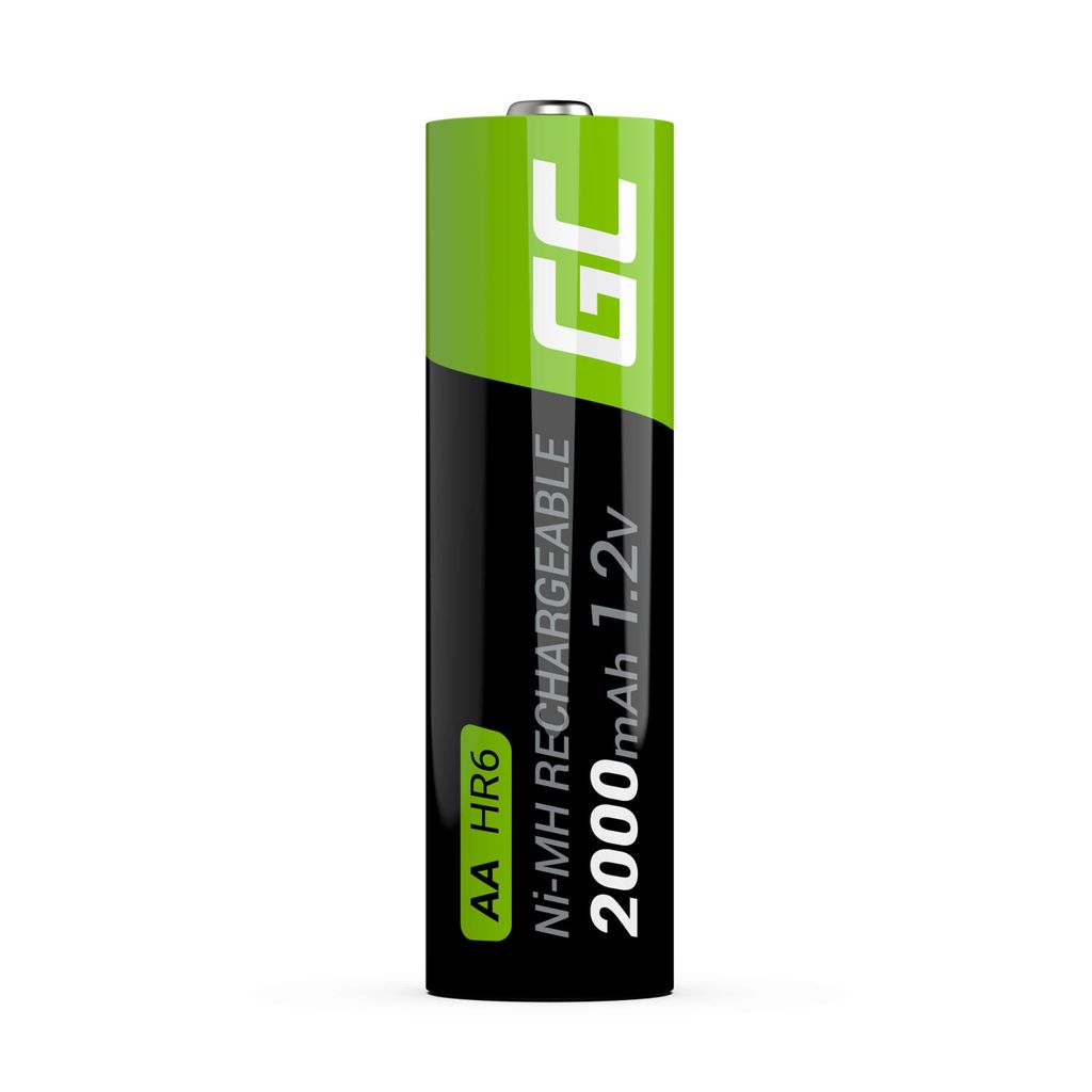 Zelený akumulátor, 4xAA, HR6, 2000mAh Obrázok produktu 