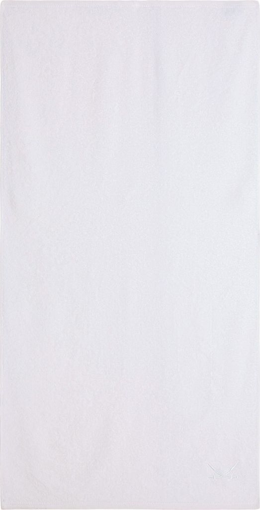 Sansibar Sylt Duschtuch Badetuch Saunatuch Frottier-Serie „Classic“, 70x140 cm, weiß, hochwertige Säbel Stickerei, pflegeleicht, hautfreundlich