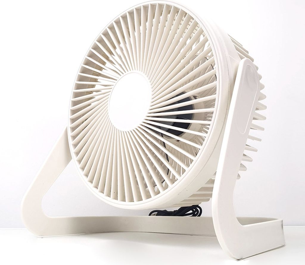 USB-Stromversorgung Mini-Ventilator 8 Zoll kleine Desktop-Kühlung tragbaren Lüfter super leise Kühler Grad Drehventilator für Haushaltsgeräte