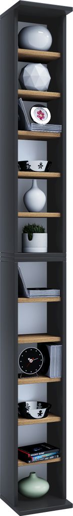 Holz CD DVD Stand Deko Regal Bigol Immagine del prodotto 