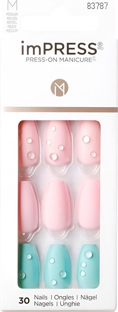 Self-adhesive nails imPRESS Nails Dew Drop 30 pcs