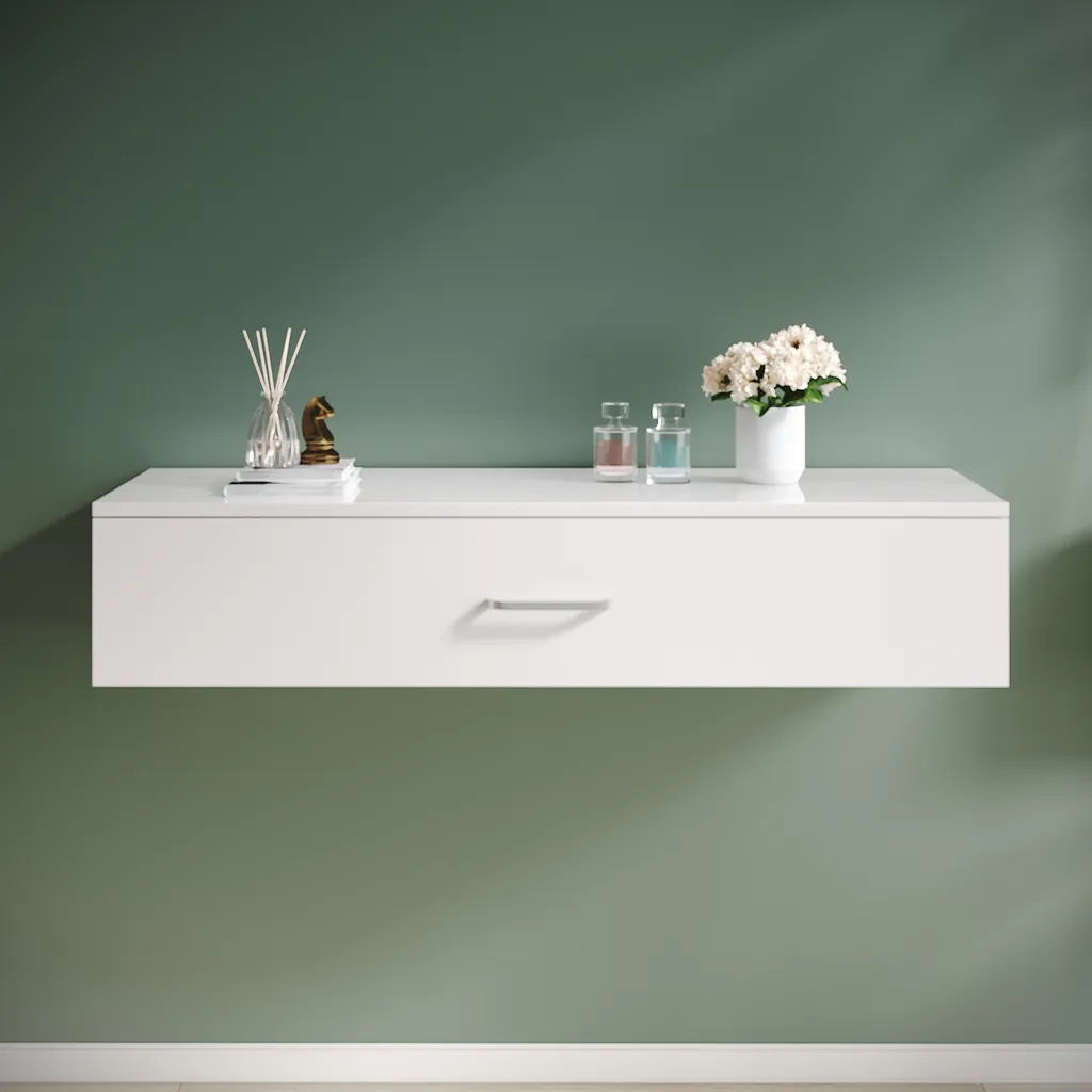 Console de maquillage murale moderne SONNI bureau suspendu compact