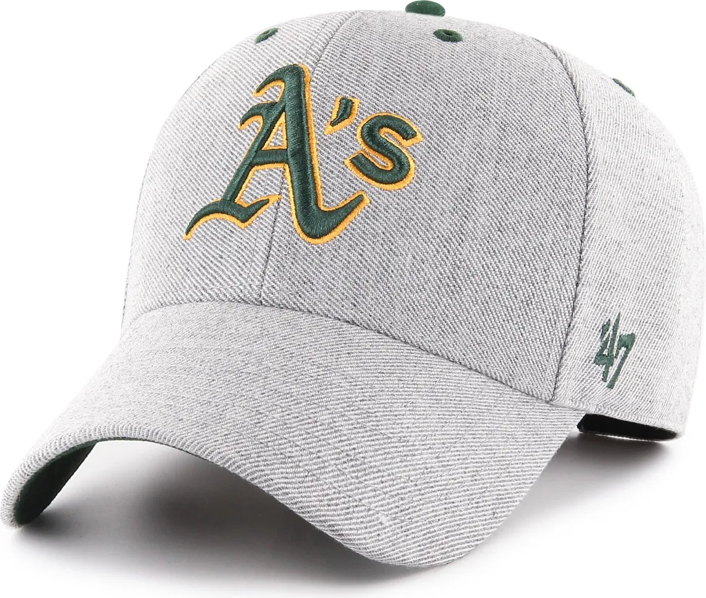 Casquette Oakland Athletics '47 MVP Grise Broderie Relief MLB Homme