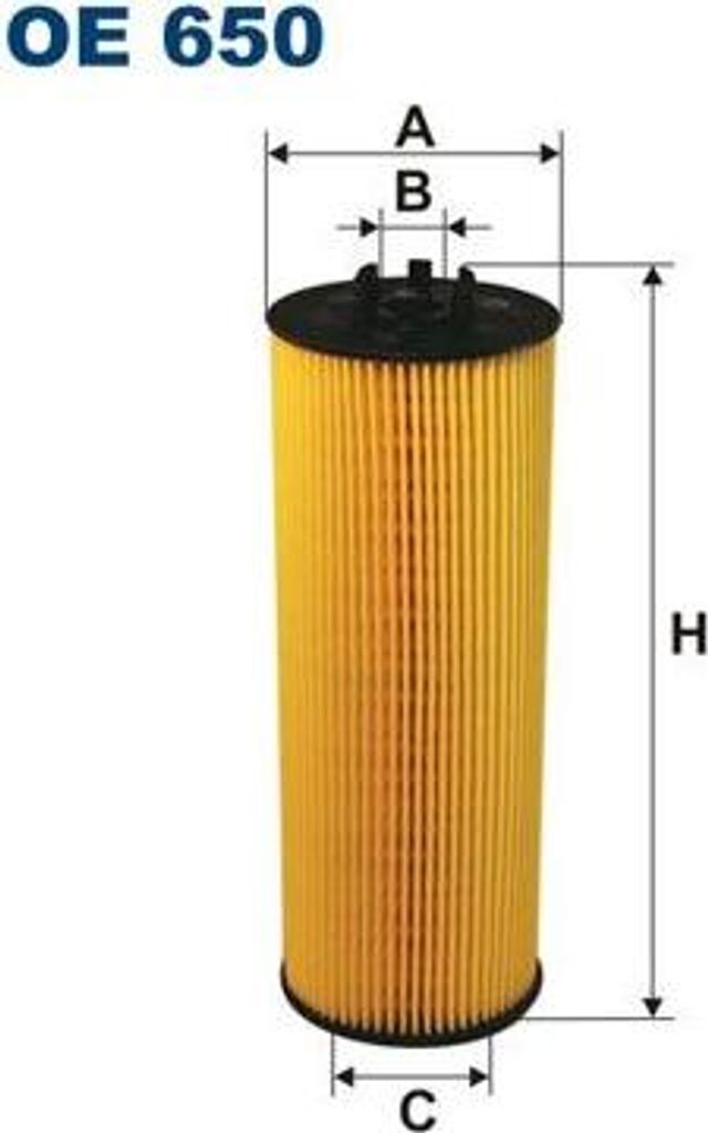 FILTRON OE 650 Ölfilter OE 059115561A kompatibel mit A4 8D, A4 8E, A4 8H, A6 4B, A8 4D, Superb, Passat 3B